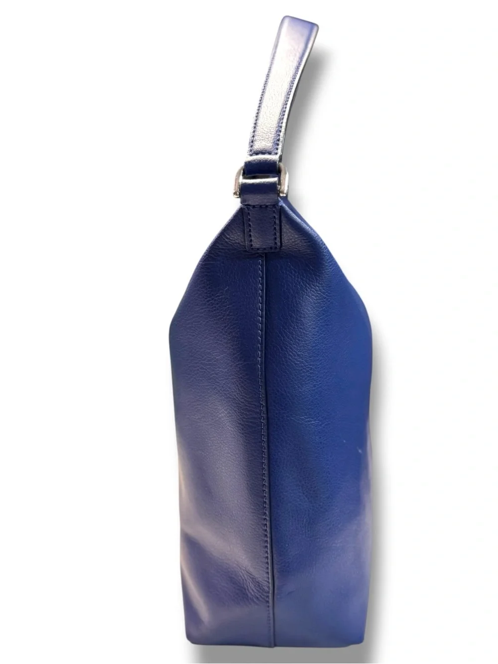 Kate Spade Greene Street Kaia River Blue Pebbled Leather Shoulder Bag Purse READ